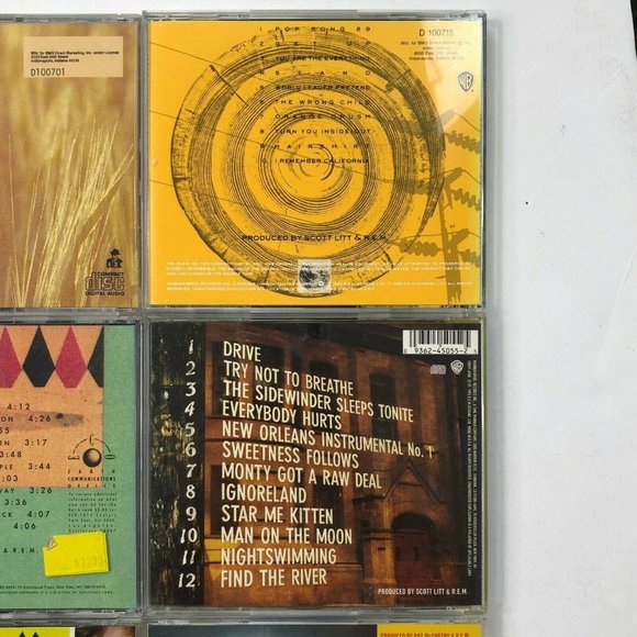 R.E.M. 10 CD Lot Green Monster Eponymous Hi-Fi Automatic Time Pageant 1986-2008 - Picture 9 of 12